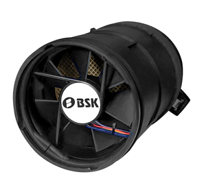 Ventilateur de récupération de chaleur moderne et flexible BSK Zephyr Mini WiFi, contrôlé par application IR, pour hôtel, atelier, salle de bain, débit d'air 30m³/h, 110/230V - Product Image 2