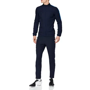 EM Customized Fashion Track Suit Outfits Two Piece fleece Slim Fit Tracksuits For Men Side Stripes Gym Tracksuit