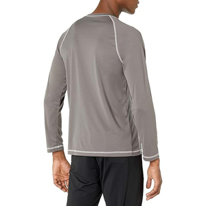 Rashguard athlétique anti-UV à séchage rapide en tissu UPF pour la protection pendant la natation, le surf et l'entraînement en piscine - Product Image 2