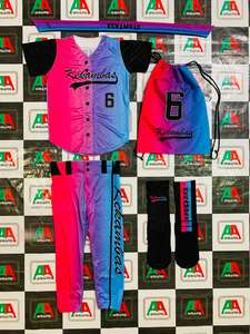 Conjunto completo personalizable de ropa deportiva de béisbol y softbol, venta al por mayor de fábrica, último diseño, bandas de Jersey, logotipo, superventas, todos los tamaños - Product Image 4