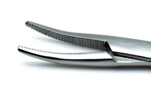 Pince anti-moustique en acier inoxydable de taille personnalisée de 5 \ "Poignée de verrouillage incurvée Instruments chirurgicaux hémostatiques manuels - Product Image 4