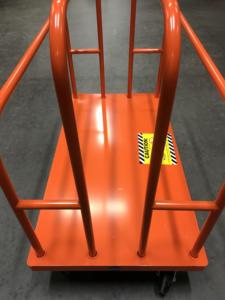 Haute qualité rentable nouveau support de panneau de cloison sèche de Construction en acier doux 360 roues pivotantes revêtement en poudre électrostatique 5 + - Product Image 4