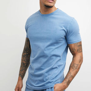 Camisetas de hombre de talla grande de algodón de alta calidad, fabricante de camisetas bordadas personalizadas Unisex para hombre - Product Image 3