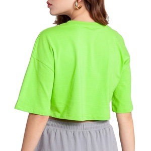 Camiseta corta para mujer más vendida, último estilo para el verano, ecológica, económica, personalizable, diseño de impresión limitado - Product Image 2