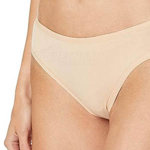 Culottes décontractées en tricot respirant pour femmes, sous-vêtements 100% coton, taille haute, ajustement confortable pour un port quotidien et un confort durable - Product Image 6