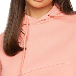 เสื้อฮู้ดครอปท็อปผู้หญิง คอลเลคชั่นฤดูหนาว 2026 ดีไซน์โลโก้สุดเท่ ผ้าแคนวาสคอตตอน 100% ทรงโอเวอร์ไซส์ แบบสวมหัว  ผลิตจากวัสดุรักษ์โลก คุณภาพสูง - Product Image 6