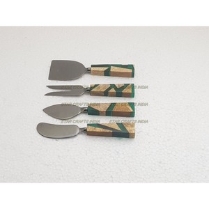 Top Quality Indian Company STAR <b>CRAFT</b> INDIA Stainless Steel Silver Cutlery & Resin Hand for Kitchen Hotels Restaurant - Product Image 2