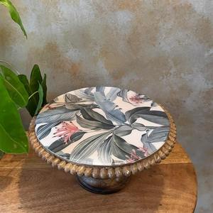 Présentoir à gâteaux en bois naturel le plus demandé, parfait pour les plateaux à fromage, présentoir à desserts rustique et centre de table d'Inde - Product Image 1