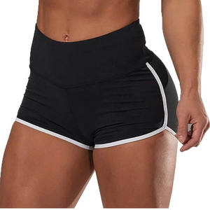 Pantalones cortos de yoga sin costuras de cintura alta para mujer Pantalones cortos de gimnasio para entrenamiento y fitness | Venta al por mayor Activewear personalizado disponible - Product Image 3