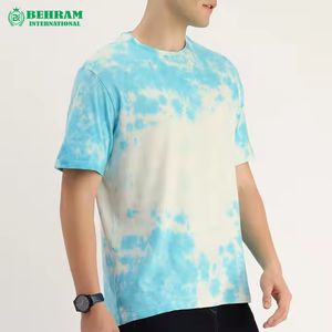 T-shirt ample 100 % coton écologique anti-plis avec logo brodé sur le devant et manches classiques pour homme – Facile à porter - Product Image 4