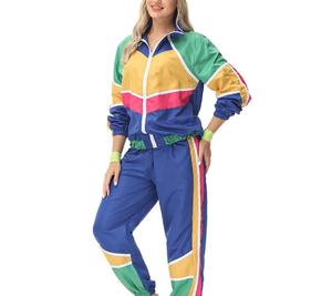 Disfraces Hippies Vintage de Talla Grande para Parejas, Atuendos Casuales de Rock para Cosplay, Ropa de Discoteca Transpirable, Ecológica y de Secado Rápido - Product Image 5