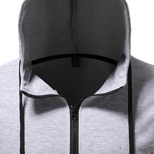 Top qualité polaire à capuche hommes sur mesure Logo polaire à capuche hommes conception Plaid adulte surdimensionné polaire à capuche hommes coton mélangé - Product Image 6