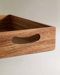 Plateau de service et plateaux de rangement en bois d'acacia à bas prix - Product Image 5