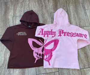 Sweat à capuche en molleton personnalisé Hip Hop Vintage avec logo découpé sur le devant, coupe ample pour homme, streetwear écologique pour l'hiver - Product Image 4