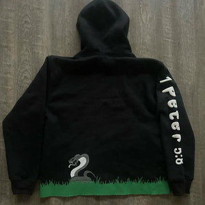 Sweatshirts à capuche d'hiver 100% coton de haute qualité avec impression personnalisée pour hommes - Product Image 4