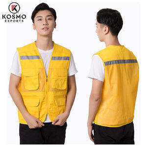 Chaleco de Seguridad Reflectante Impermeable de Alta Visibilidad al por Mayor, 3 Franjas Reflectantes, Logotipo Personalizado para Construcción y Seguridad Personal - Product Image 6