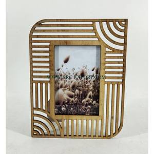 Admirable Designer Gold Plated Table Decoration Brass Leaf Shape <b>Photo</b> Frame Superior Quality Luxury <b>Photo</b> Frame for Wedding - Product Image 2