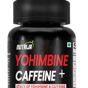 Cápsulas de cafeína Yohimbin Plus con extracto de té verde de NutriJa 60 cápsulas Embalaje Premium para suministro de suplementos globales - Product Image 1