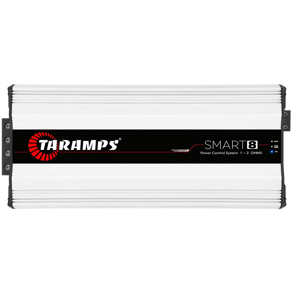 Taramps Slimme 8 Klasse D Versterker 8000 Watt Rms Multi-Impedantie 1 Tot 2 Ohm Power Monoblock 1 Kanaals Auto Audio, Smart 8K