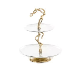 Restaurant Miroir Polonais En Aluminium Gâteau Stand En Métal Plateau De Service pour La Fête De Mariage Gâteau Affichage Service Décoration De Fête De Mariage - Product Image 6