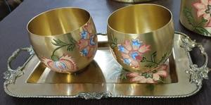 Jarra de agua de latón pintada a mano, accesorios de cocina modernos, respetuosos con el medio ambiente, 100% puros - Product Image 6