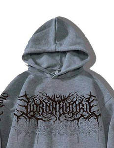 Sweats à capuche pour hommes, streetwear d'automne, uni, avec poche, 180GSM, 100% polyester, tissu polaire, logo personnalisé brodé, vintage, surdimensionné, faible MOQ - Product Image 4