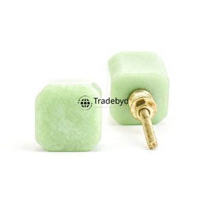 Tiradores y tiradores de cajón de resina hechos a mano decorativos diseño minimalista para gabinetes de cocina y baño ecológico y duradero Tradebyd - Product Image 1