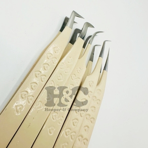แหนบคีบขนมิงค์สแตนเลสคุณภาพระดับพรีเมี่ยมที่ใช้ในการต่อขนตา - Product Image 2