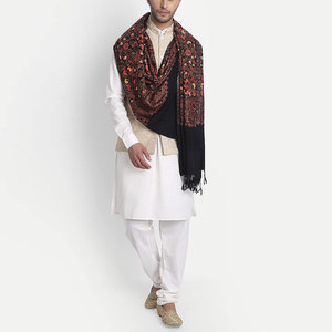 Top Seller Men's <b>Wool</b> Shawl Soft <b>Fabric</b> Customizable by Factory at Low MOQ for Casual Winter Wear - Product Image 2