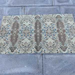 พรมตุรกี ขนาด 2.3x4.1 ฟุต (71x126 ซม.) ลายสัตว์สีน้ำเงิน พรมวินเทจ - Product Image 3