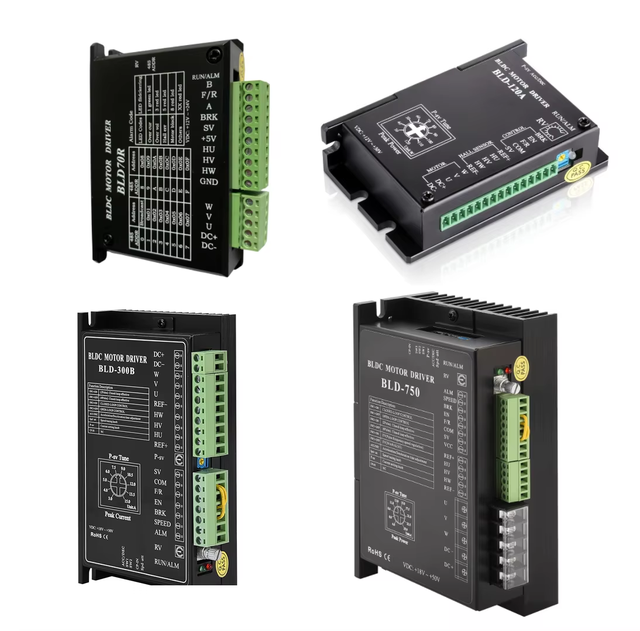 ICAN 3 Phase BLDC Motor Driver Controller 24V/48VDC 110V/220VAC 20W-1500W Hall Sensor IP20 Protection 20A Max Current CE ROHS