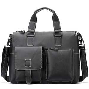 Wholesale Custom High-quality Fashion Genuine Leather <b>Men's</b> Handbag Travel Business Suitable <b>for</b> <b>Mens</b> Laptop <b>Bag</b> Briefcase - Product Image 4
