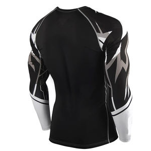 ชุดป้องกันผดผื่นสำหรับฟิตเนสผ้าสแปนเด็กซ์โพลีเอสเตอร์100% ตามสั่งจากอุตสาหกรรมที่น่าตื่นตาตื่นใจ - Product Image 3