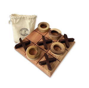El juego de mango de madera Tic Tac Toe para Niños ofrece diversión y entretenimiento para fiestas para todas las edades más vendidas - Product Image 4