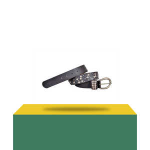 Ceinture en cuir véritable noire confortable et élégante avec boucle en laiton, durable, réglable, personnalisable en largeur et longueur, style Bengale occidental - Product Image 2