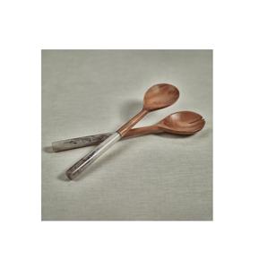 ช้อนด้ามยาวทำจากไม้และเรซินดีไซน์สุดหรูช้อนสำหรับใช้ในห้องครัวบ้านดินเนอร์งานแฮนด์เมด - Product Image 6