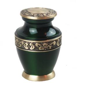 Venta al por mayor de urnas de cremación de recuerdo de latón clásico, precios bajos, artesanías de latón, urnas de recuerdo para funeraria - Product Image 2