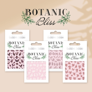 ShineB Botanic 2D holograma oro rosa Nail Art Decal autoadhesivo uñas ballena diseños florete decoración Deco pegatinas - Product Image 2