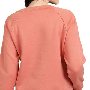Sudadera de Cuello Redondo para Mujer, Diseño Nuevo, Invierno, Color Sólido, Felpa de Algodón, Transpirable, Logotipo Personalizado al por Mayor - Product Image 6