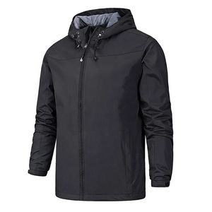 Veste coupe-vent en toile imperméable pour sororités et fraternités |   Col montant avec logo sur le devant |   Meilleures ventes de style urbain - Product Image 6