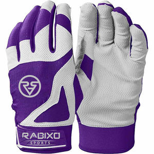 Guantes de béisbol de cuero genuino unisex de alta calidad, diseño de logotipo personalizado fino para jugadores del cuadro, logotipo personalizado puro para hombres, PK cerrado - Product Image 4