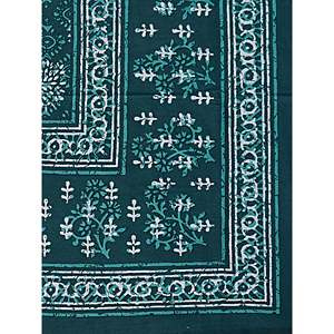 Juego de Sábanas 100% Algodón Verde Mar con Motivos Étnicos y Funda de Almohada (BSB1107) - Product Image 4