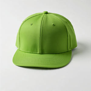 Wholesale Classic 6-Panel Embroidered Baseball Cap High Quality Custom <b>Green</b> Color <b>Hat</b> High Quality Embroidery Fashion Design - Product Image 3