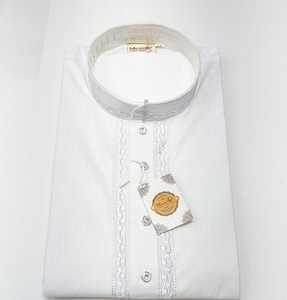 À la mode indien pur blanc Kurta pyjama ensemble hommes mariages musulman ethnique traditionnel Islam vêtements traditionnel Sherwani Achkan - Product Image 2