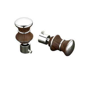 Fraîche arrivée tringle à rideau fleuron accessoires de rideau embout pour porte et fenêtre (paquet de 2 pièces) à prix réduit - Product Image 3