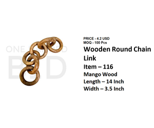 Eslabones Redondos de Madera Pulida Ecológicos Hechos a Mano, Eslabones Decorativos de Madera Natural para Decoración del Hogar, Joyería y Proyectos de Manualidades - Product Image 6
