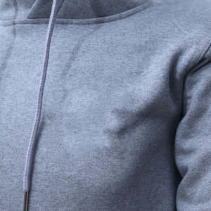 Sweat à capuche argenté à fermeture éclair pour hommes, sweat à capuche en kevlar pour la sécurité et le style de l'équitation - Product Image 5
