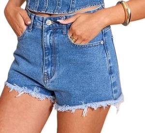 Pantalones cortos vaqueros de la mejor calidad, cómodos, deportivos, ajustados, para mujer, al por mayor, para exteriores, pantalones cortos de verano para mujer - Product Image 3