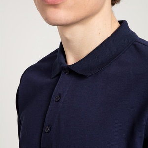 Polo de Manga Corta para Hombre, Estilo Básico, para Golf o Casual, Cuello Clásico, Color Personalizado, Opciones de Talla y Ajuste, Ropa al por Mayor OEM - Product Image 4