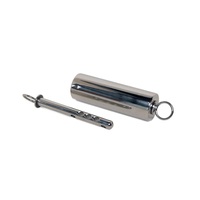 Menottes en acier inoxydable Ice Lock pour auto-attachement, style BDSM